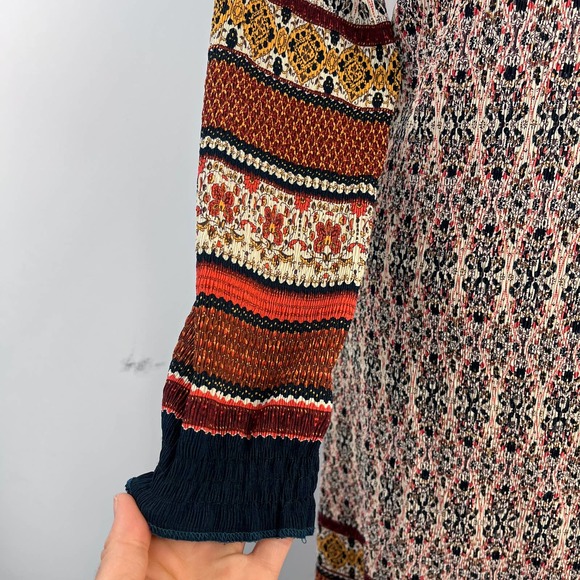 Zoya Smocked Midi Dress Size Small - Picture 7 of 13